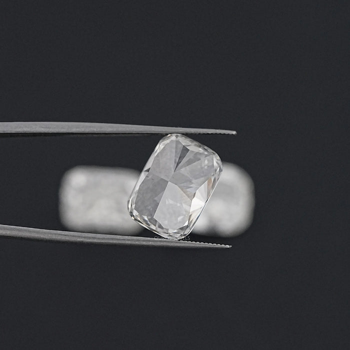 Certified Elongated Cushion Cut Lab Grown Diamond