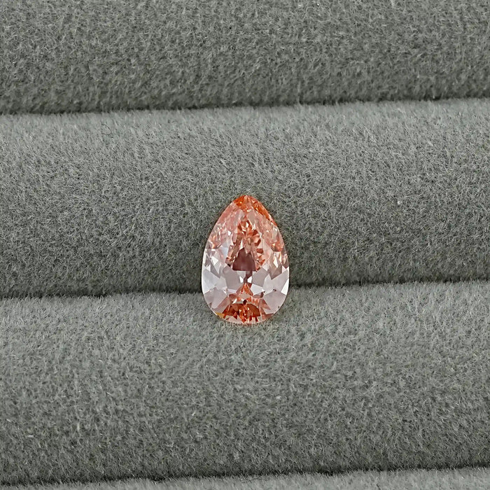 Light Pink Old Mine Pear Lab Grown Diamond