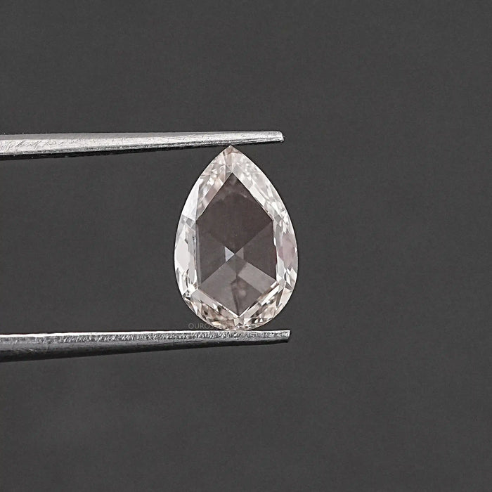 Rose Cut Pear Lab Grown Diamond