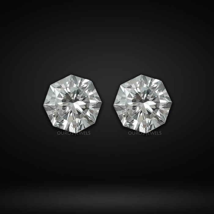 Oktagon Form Labor Diamant Loses Paar