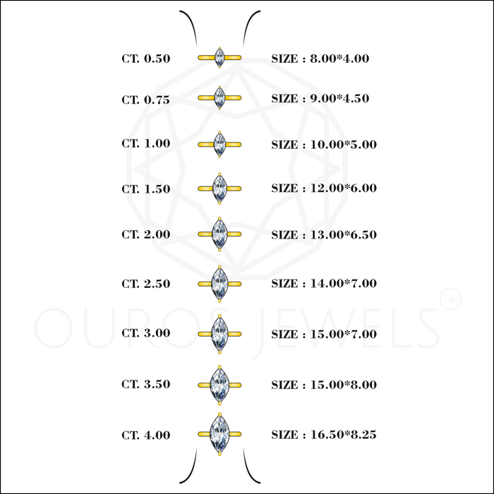 Diamant Verlobungsring mit Marquise Schliff