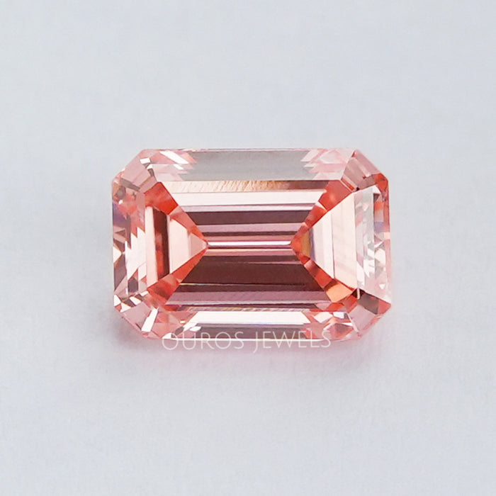 1,05 Karat Rosa Smaragd Schliff Labor Diamant