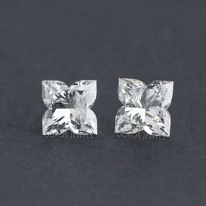 Antique Shape Lily Cut Lab Grown Diamond Pair