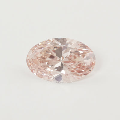 Ausgefallen Rosa Oval Schliff Labor Diamant