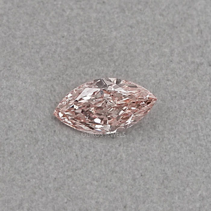 4.00 CT Fancy Pink Marquise Cut Lab Diamond