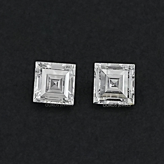 Carre Cut Lab Grown Matching Pair Diamond