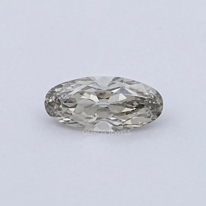 3.10 Carat Old Mine Moval Lab Diamond - Grey/VVS
