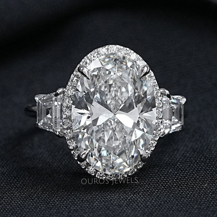 Molly Sims  Oval Three Stone  Ring - 96th Annual Academy Awards