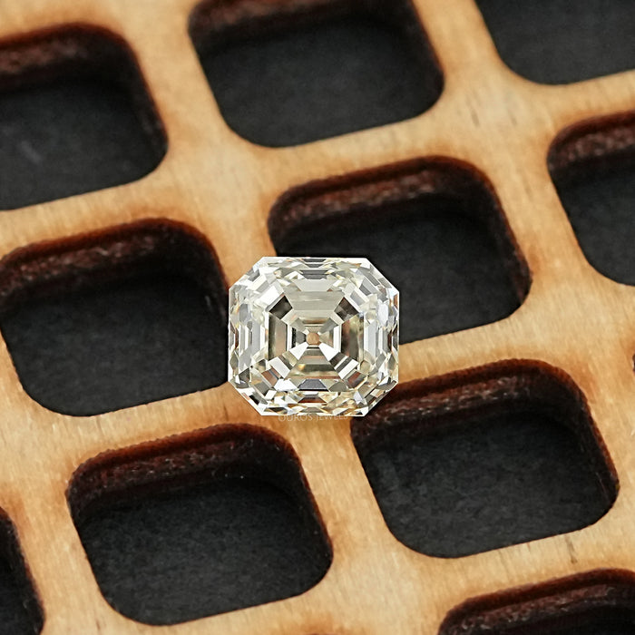 Alte Mine Asscher Schliff Labor Gezüchteter Diamant