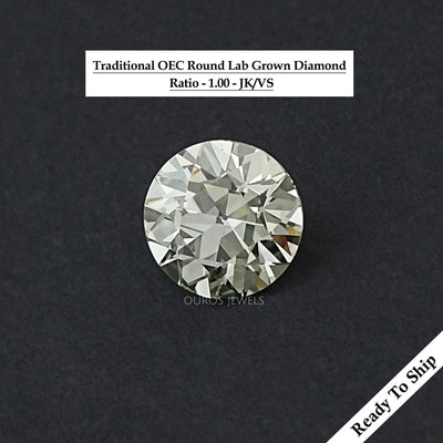 3.35 CT Traditional Old European Round Cut Loose