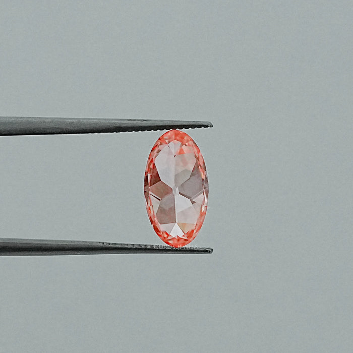 Light Pink Old Mine Moval Lab Grown Loose Diamond