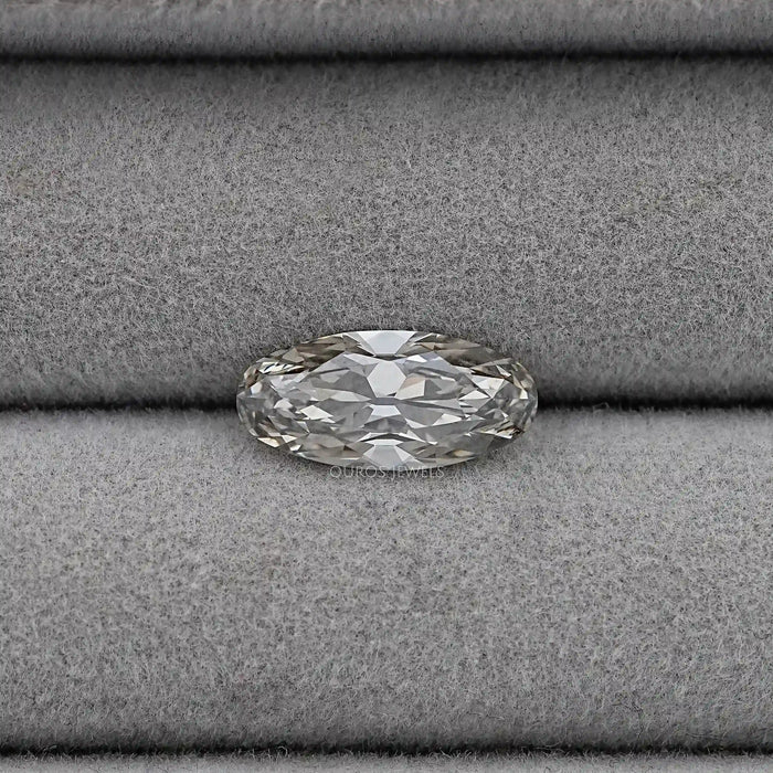 3.10 Carat Old Mine Moval Lab Diamond - Grey/VVS