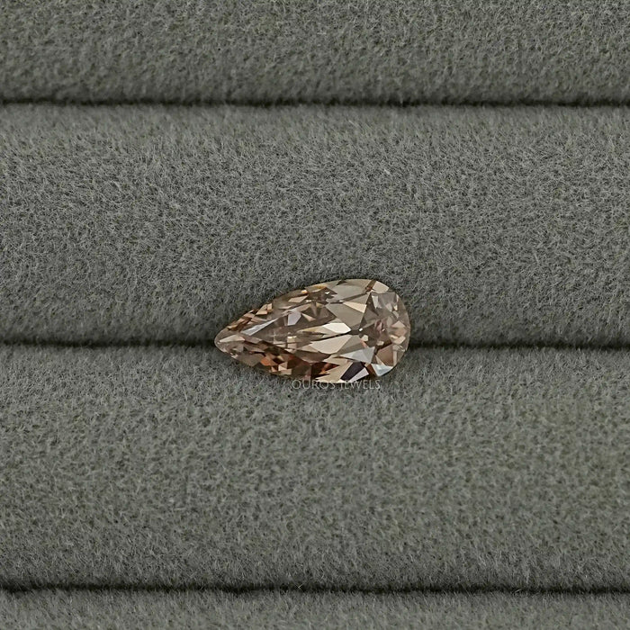 Champagne Old Mine Pear Cut Lab Diamond Loose