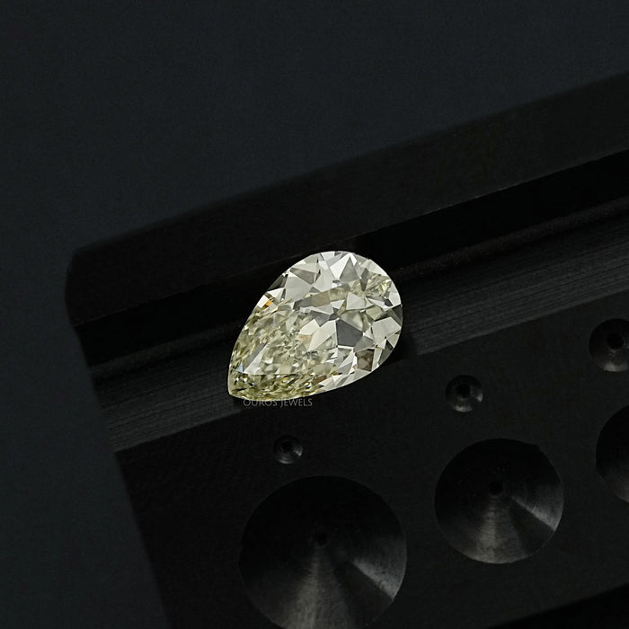 3.47 CT Loose Old Mine Pear Cut Loose