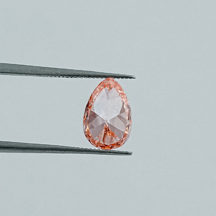 Light Pink Old Mine Pear Lab Grown Diamond