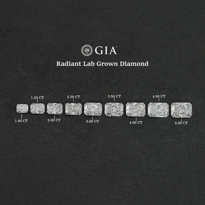 IGI Certified Radiant Cut Lab Grown Diamond