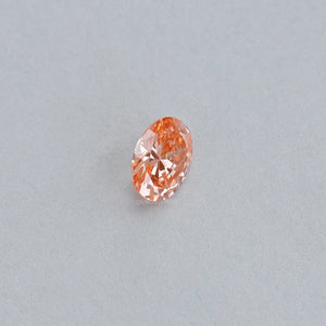 Ausgefallener Rosa Ovaler Schnitt Labor Diamant 0.82 Karat 