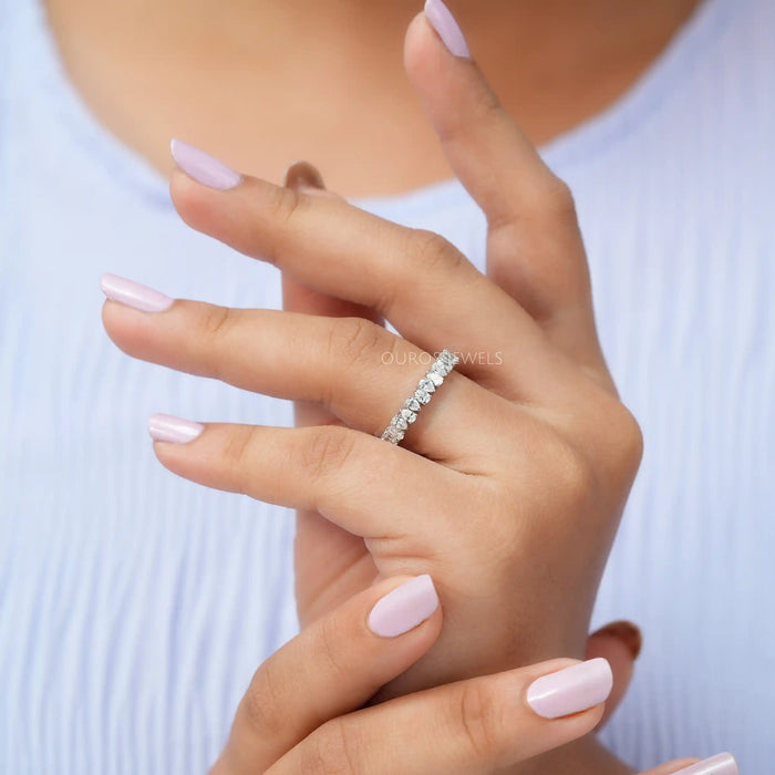 Ehering im Birnenschliff