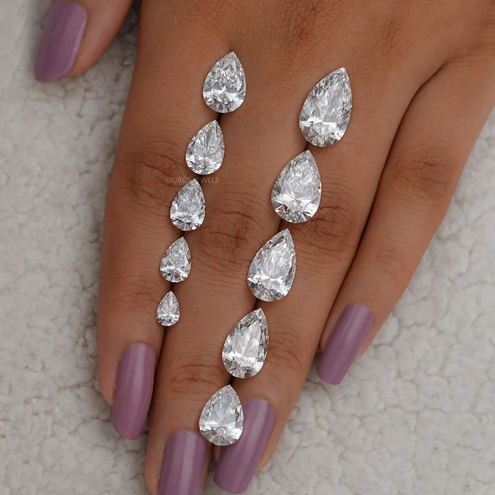 IGI Zertifiziert Birnen Schliff Labor Diamant