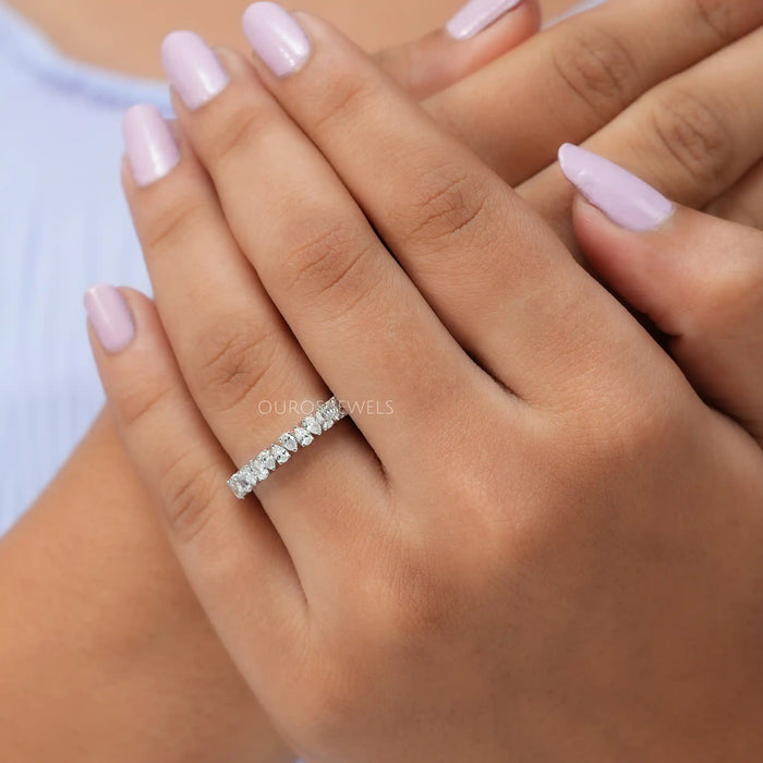 Ehering im Birnenschliff