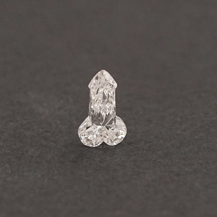 0,95 Karat Penis form Labor Diamant