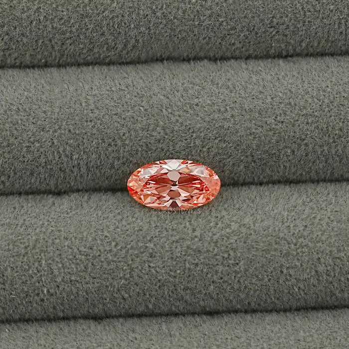 Light Pink Old Mine Moval Lab Grown Loose Diamond