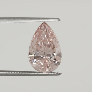 5.11 Carat Pear Cut Fancy Pink Lab Diamond Loose