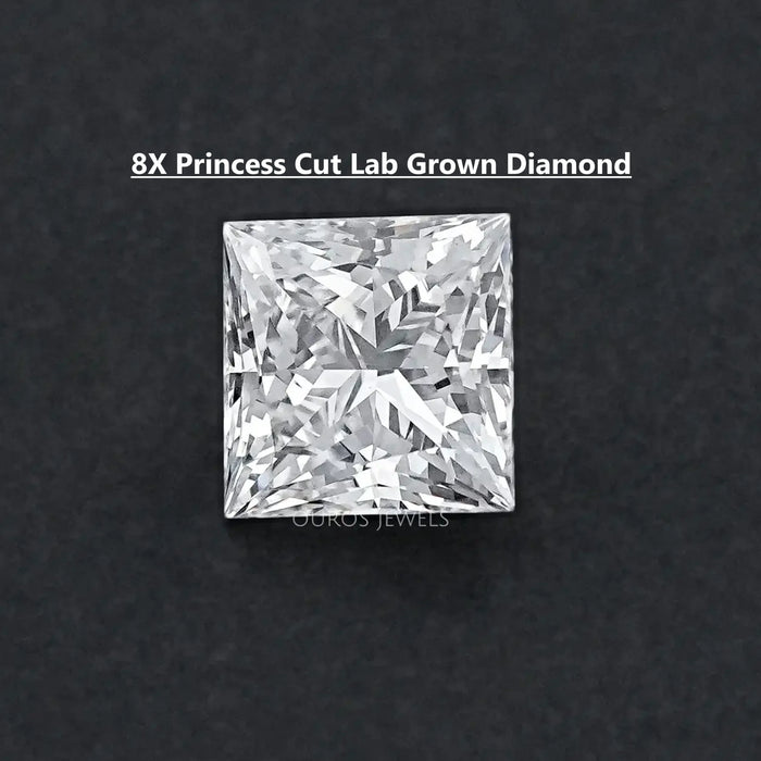 Princess 8X Cut Lab Diamond Loose