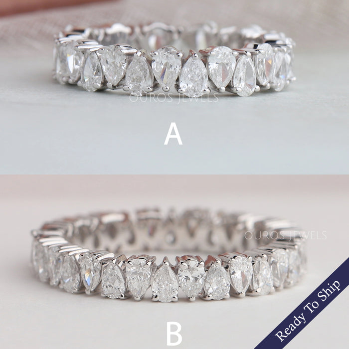 Ehering im Birnenschliff