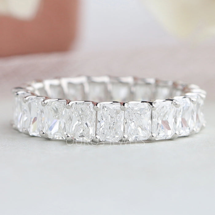 Radiant Cut Lab Grown Diamond Eternity Ring
