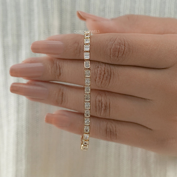 East West Radiant Lab Diamond Tennis Bracelet