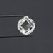 In tweezer look of antique rose cut lab diamond