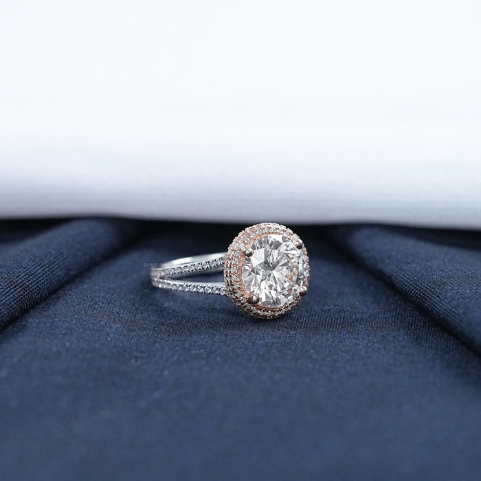 Round Cut Diamond Engagement Ring- Katie Holmes Edition