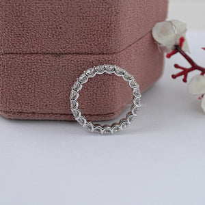 3.00 MM Round Lab Grown Diamond Wedding Ring