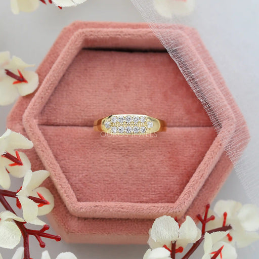 mens yellow gold diamond wedding bands