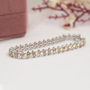 round diamond tennis bracelet