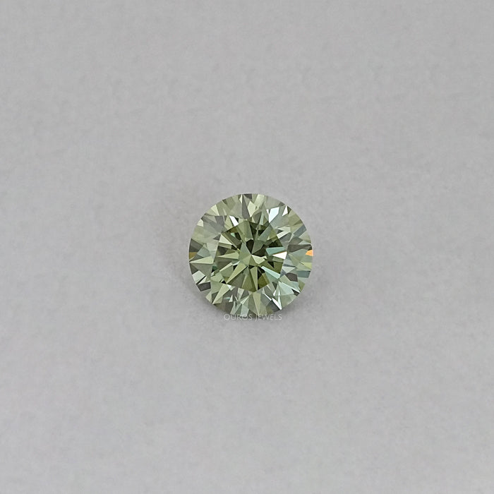 Fancy Vivid Green Round Lab Loose Diamond