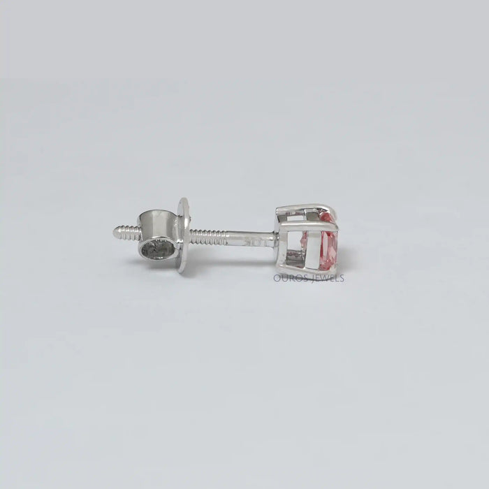 Cushion Cut Single Stud Earring
