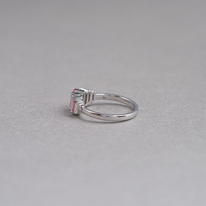 7 Stone Baguette Cut Diamond Ring