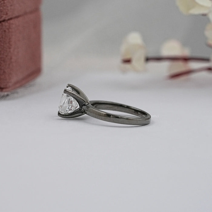 Antik Katzenschliff Diamant Solitar Ring