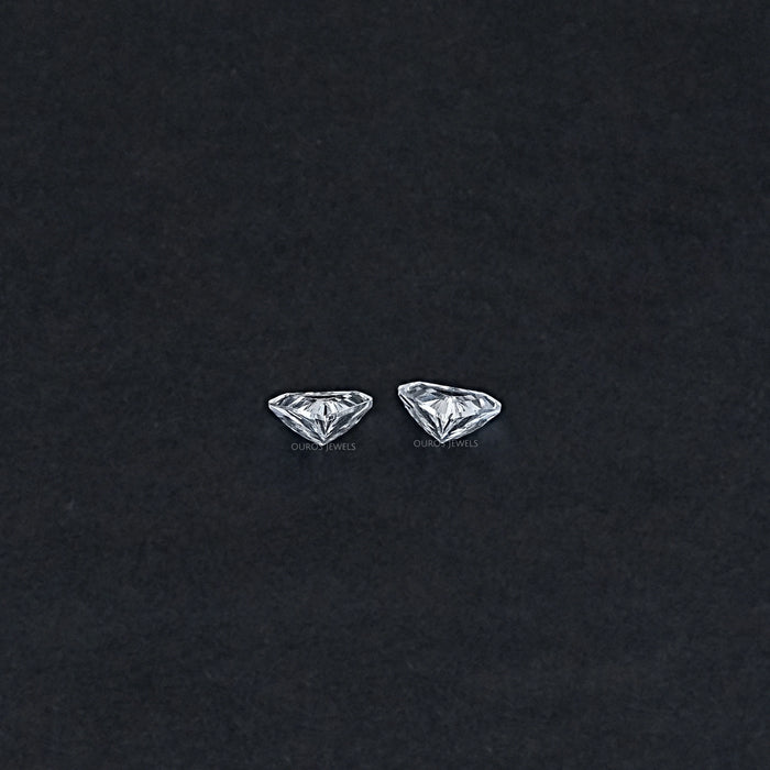 Step Cut Triangle Lab Diamond For Matching Pair
