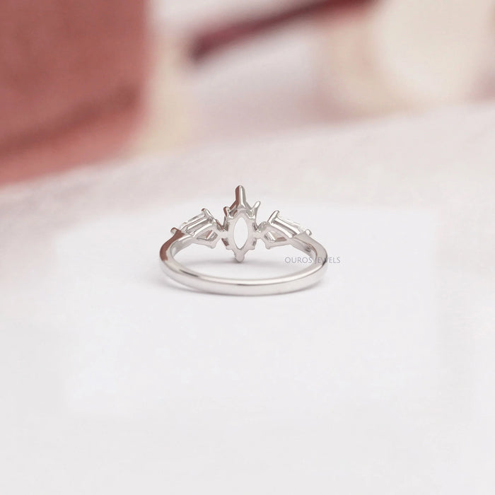 Stufen Schliff Schild Labor Diamant Paar