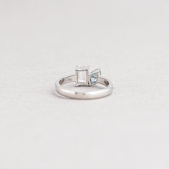 Two Stone Emerald Toi Et Moi Ring