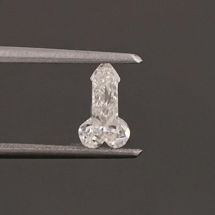 0,95 Karat Penis form Labor Diamant