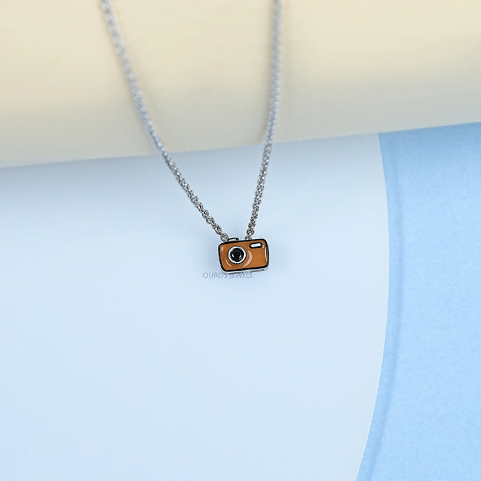 Retro Camera Pendant Necklace For Kids