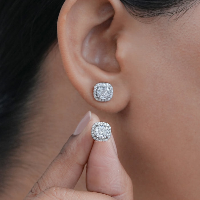Seeliger Diamant Halo Ohrstecker