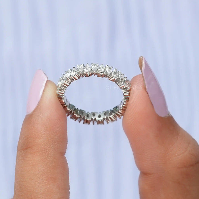 Ehering im Birnenschliff