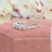 Heart Diamond Wedding Band