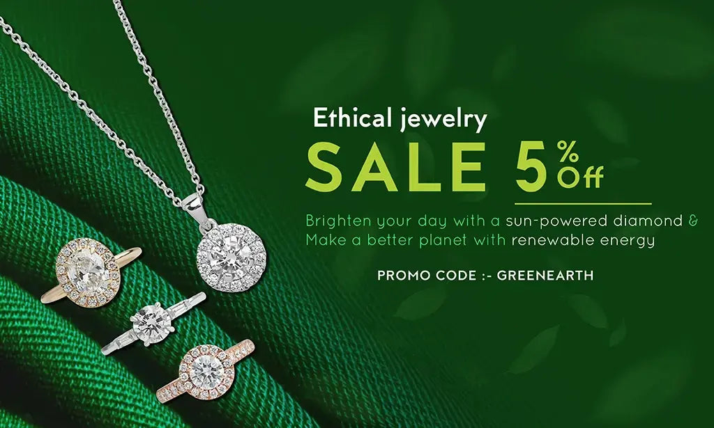 Ethical Lab grown Diamond Jewelry Collection Featuring a Round-Cut Diamond Tennis Bracelet, Round-Cut Halo Engagement Ring