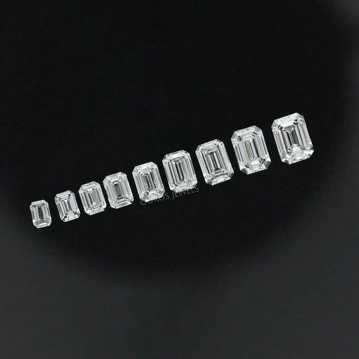 Loose Emerald Cut Lab Diamond